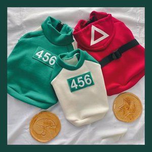 Pet Squid Dog Hoodie Warm Costume